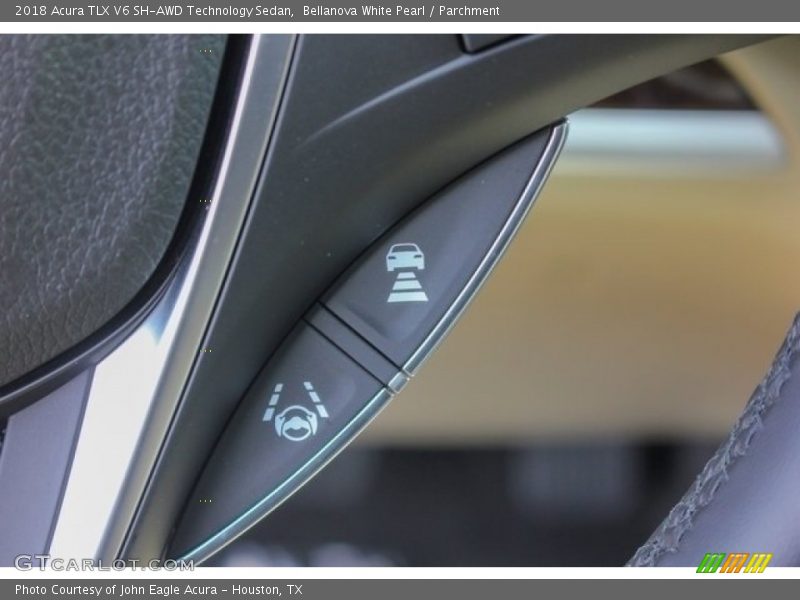 Bellanova White Pearl / Parchment 2018 Acura TLX V6 SH-AWD Technology Sedan