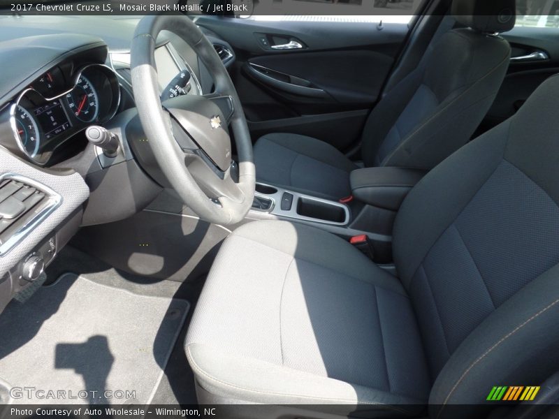 Mosaic Black Metallic / Jet Black 2017 Chevrolet Cruze LS