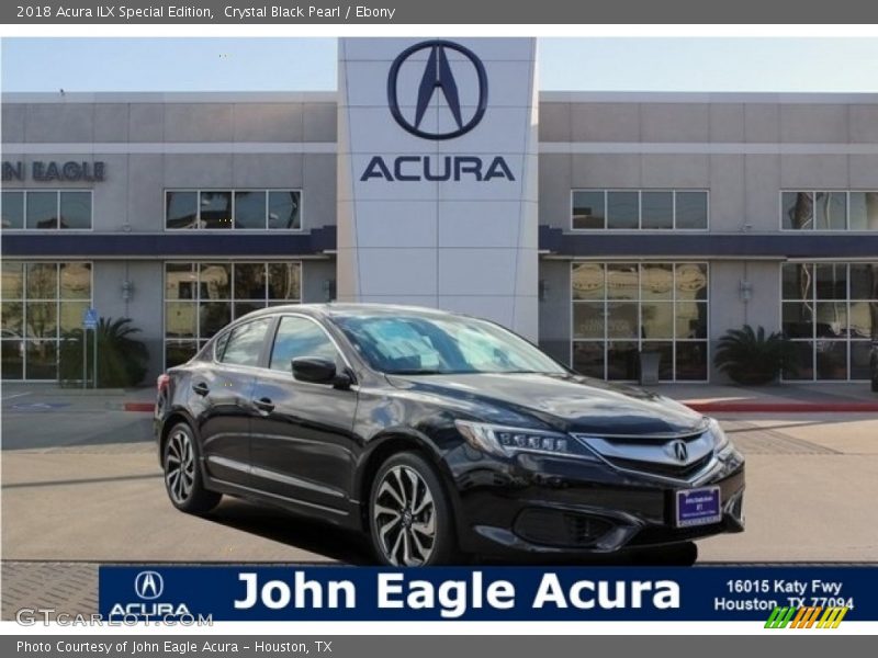 Crystal Black Pearl / Ebony 2018 Acura ILX Special Edition
