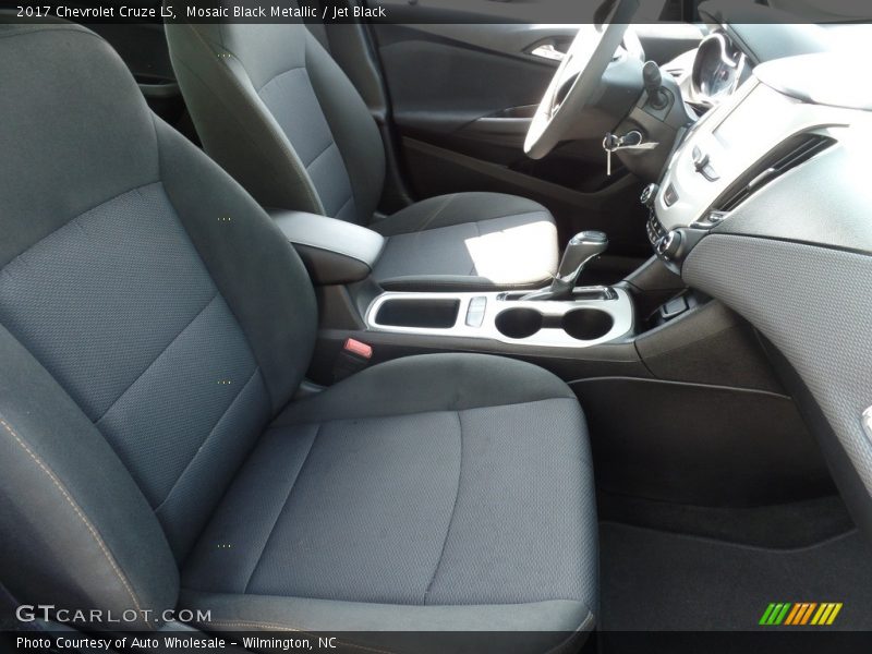 Mosaic Black Metallic / Jet Black 2017 Chevrolet Cruze LS