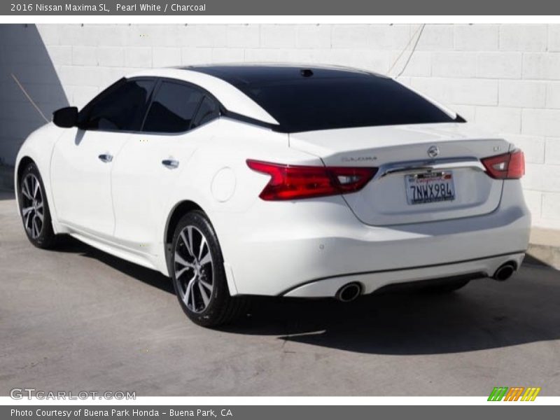 Pearl White / Charcoal 2016 Nissan Maxima SL