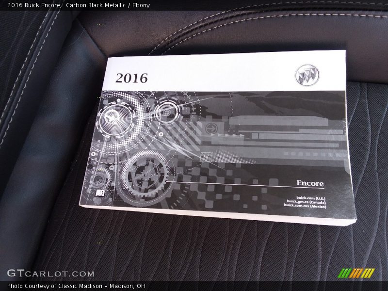 Carbon Black Metallic / Ebony 2016 Buick Encore