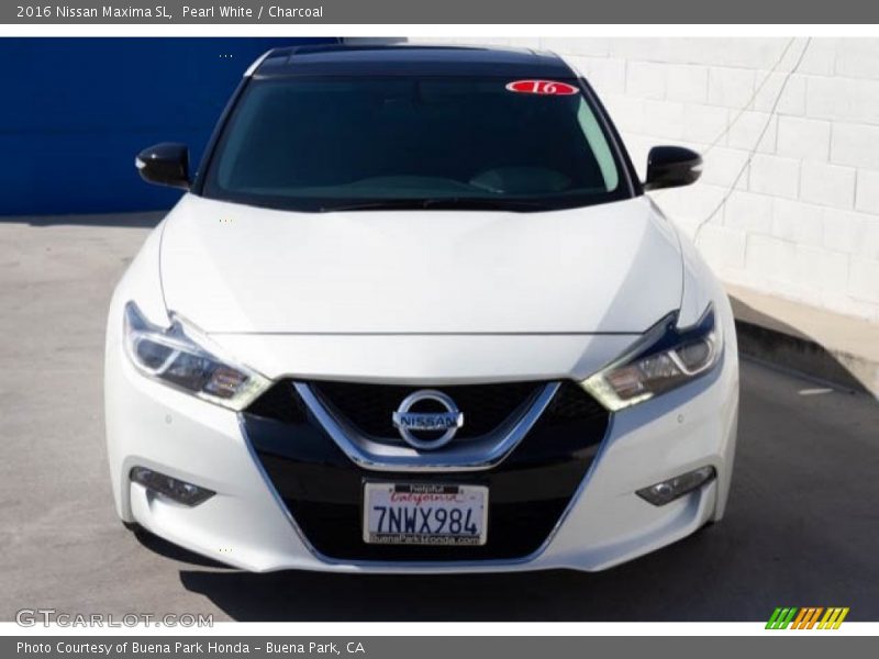 Pearl White / Charcoal 2016 Nissan Maxima SL