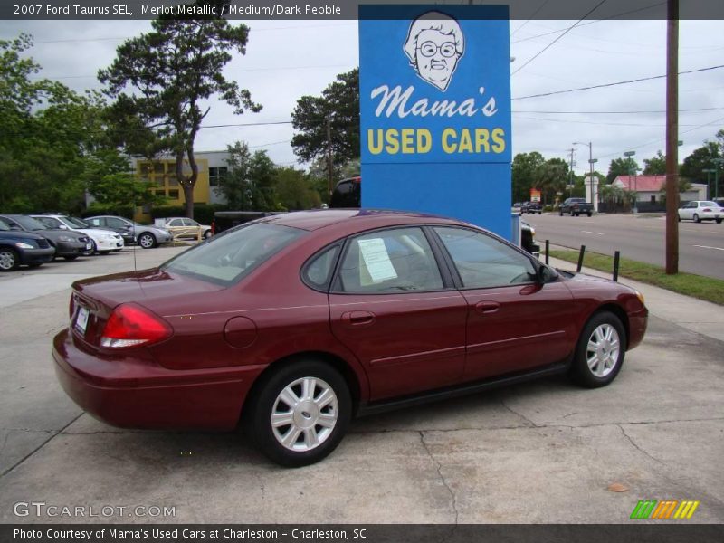 Merlot Metallic / Medium/Dark Pebble 2007 Ford Taurus SEL