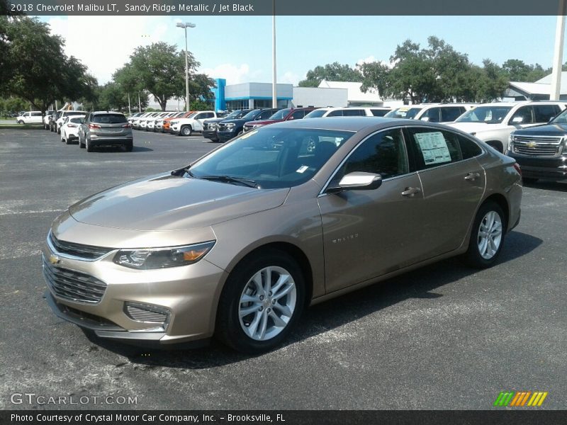 Sandy Ridge Metallic / Jet Black 2018 Chevrolet Malibu LT