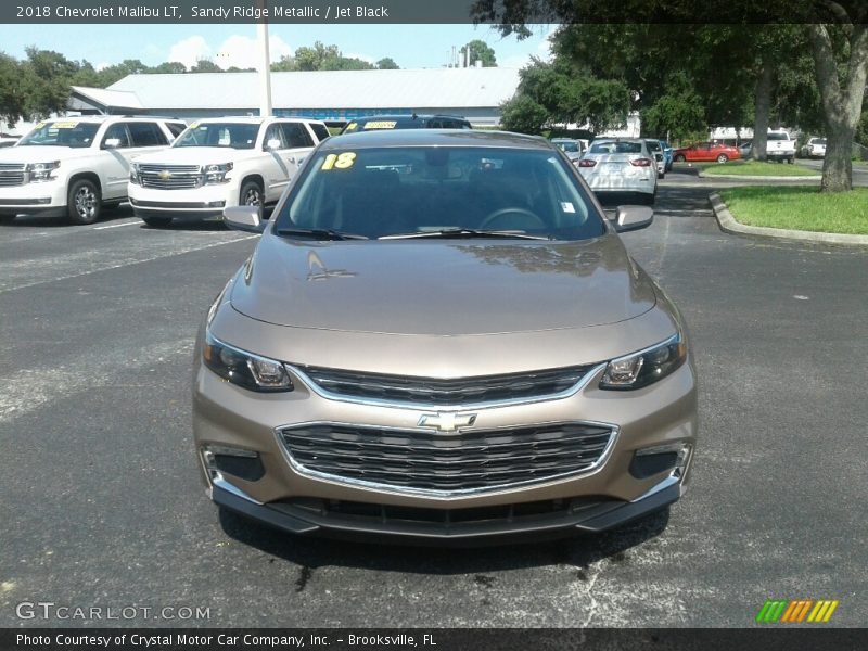 Sandy Ridge Metallic / Jet Black 2018 Chevrolet Malibu LT