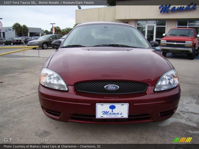 Merlot Metallic / Medium/Dark Pebble 2007 Ford Taurus SEL
