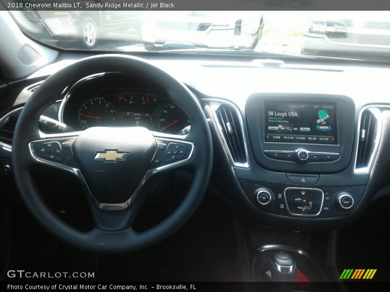 Sandy Ridge Metallic / Jet Black 2018 Chevrolet Malibu LT