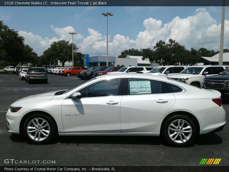 Iridescent Pearl Tricoat / Jet Black 2018 Chevrolet Malibu LT
