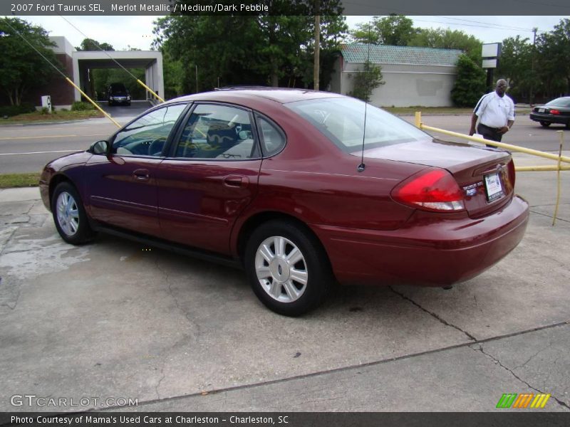 Merlot Metallic / Medium/Dark Pebble 2007 Ford Taurus SEL