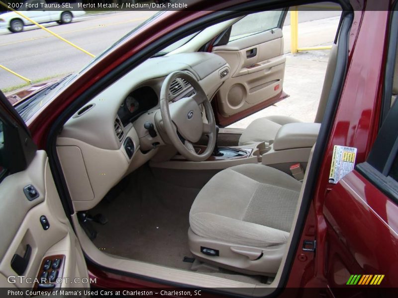 Merlot Metallic / Medium/Dark Pebble 2007 Ford Taurus SEL