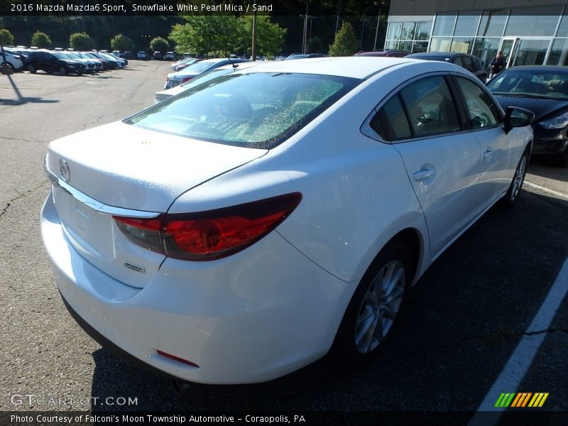 Snowflake White Pearl Mica / Sand 2016 Mazda Mazda6 Sport