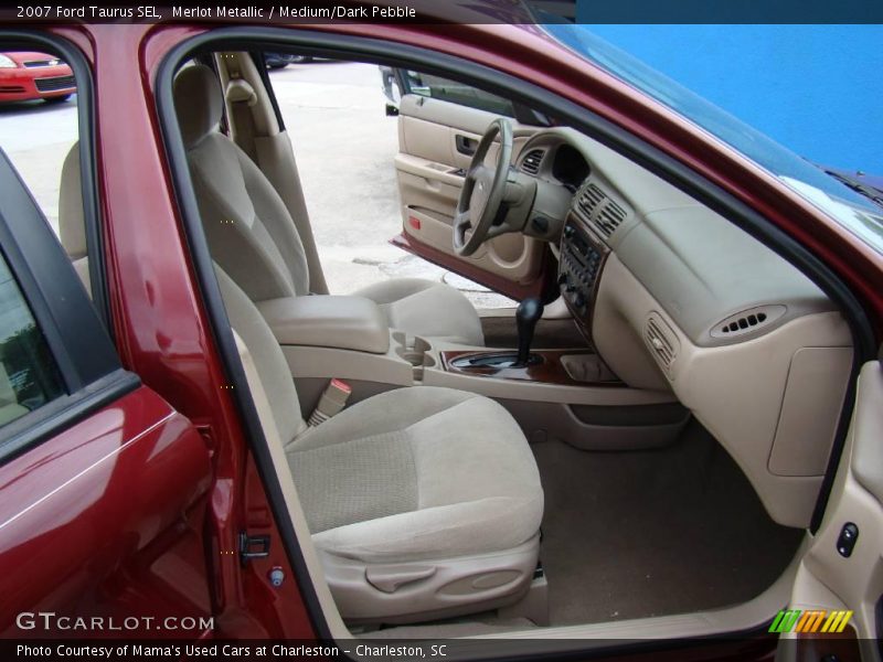 Merlot Metallic / Medium/Dark Pebble 2007 Ford Taurus SEL
