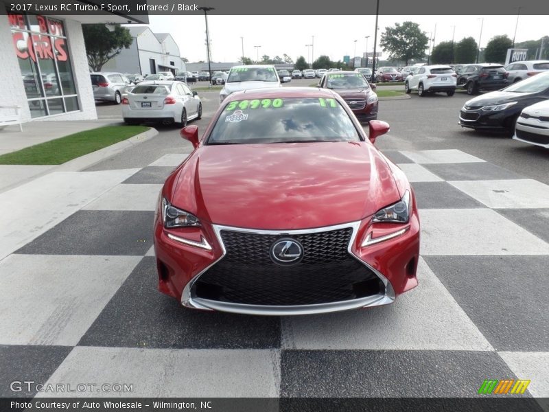 Infrared / Black 2017 Lexus RC Turbo F Sport