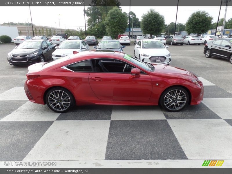 Infrared / Black 2017 Lexus RC Turbo F Sport