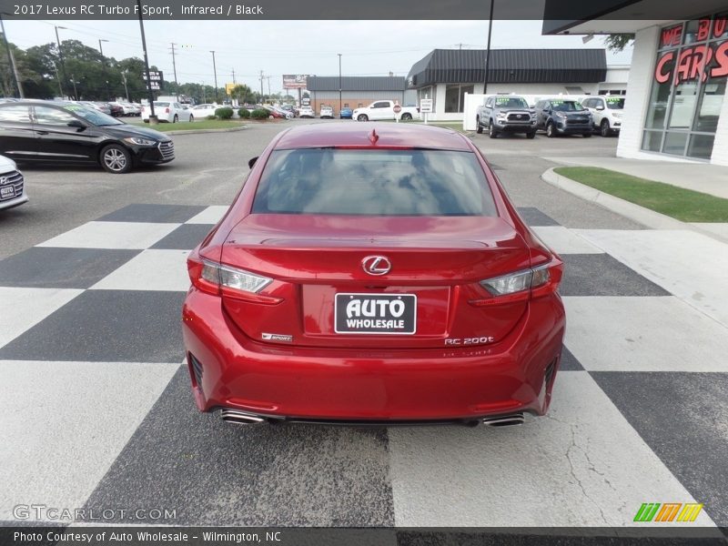 Infrared / Black 2017 Lexus RC Turbo F Sport