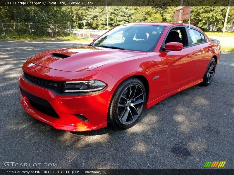 Torred / Black 2018 Dodge Charger R/T Scat Pack