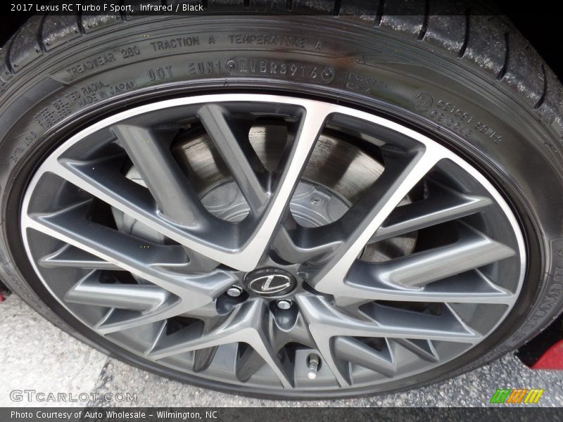 Infrared / Black 2017 Lexus RC Turbo F Sport