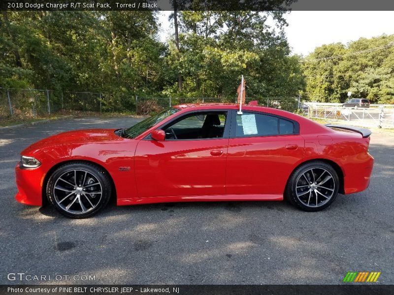 Torred / Black 2018 Dodge Charger R/T Scat Pack