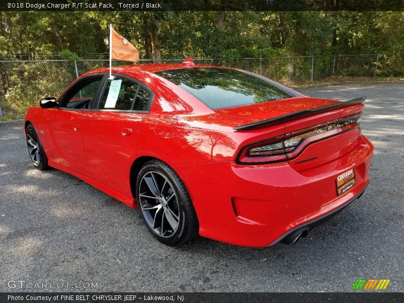 Torred / Black 2018 Dodge Charger R/T Scat Pack