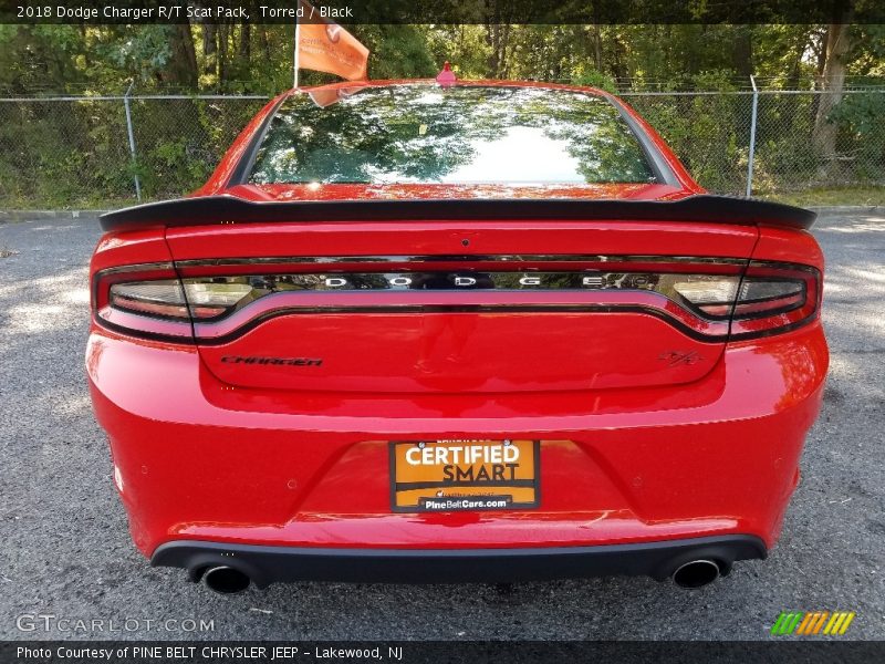 Torred / Black 2018 Dodge Charger R/T Scat Pack