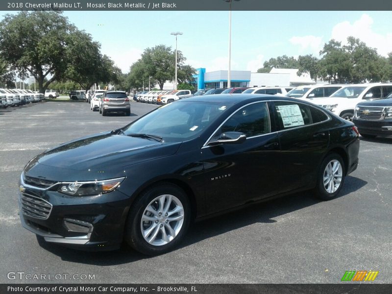 Mosaic Black Metallic / Jet Black 2018 Chevrolet Malibu LT