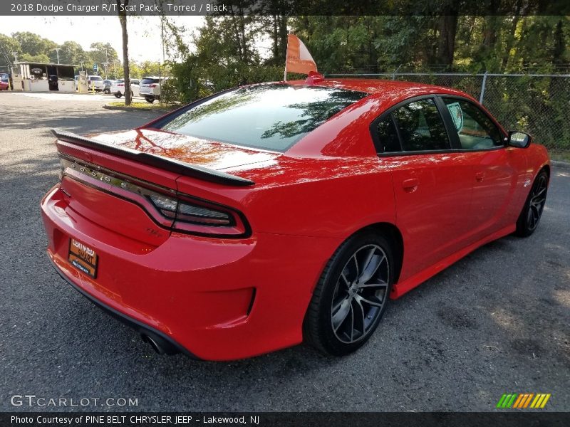 Torred / Black 2018 Dodge Charger R/T Scat Pack