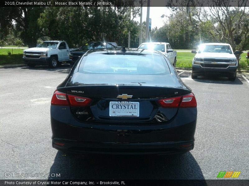 Mosaic Black Metallic / Jet Black 2018 Chevrolet Malibu LT