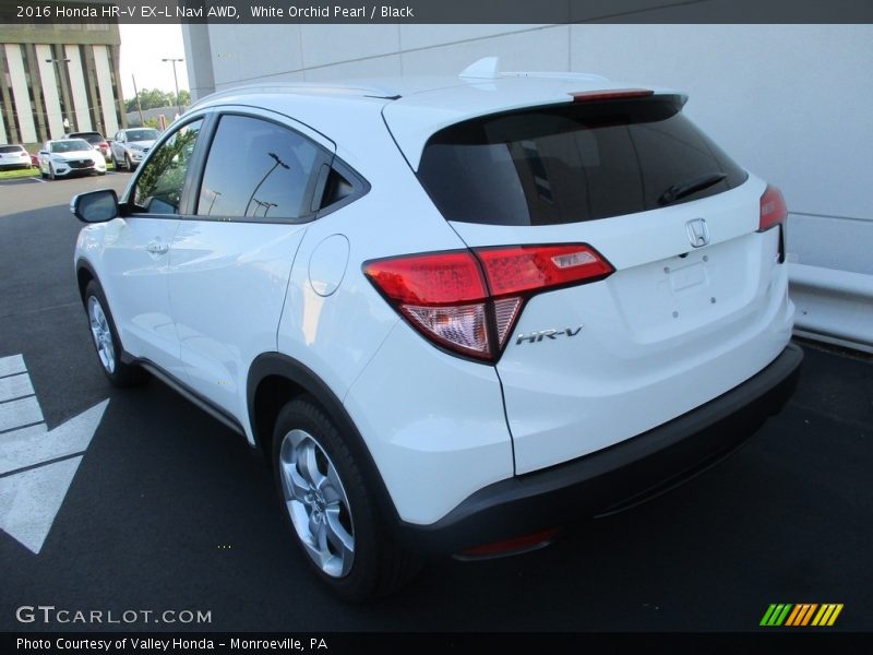 White Orchid Pearl / Black 2016 Honda HR-V EX-L Navi AWD