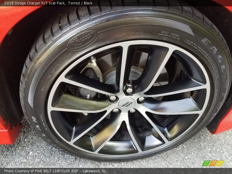 Torred / Black 2018 Dodge Charger R/T Scat Pack