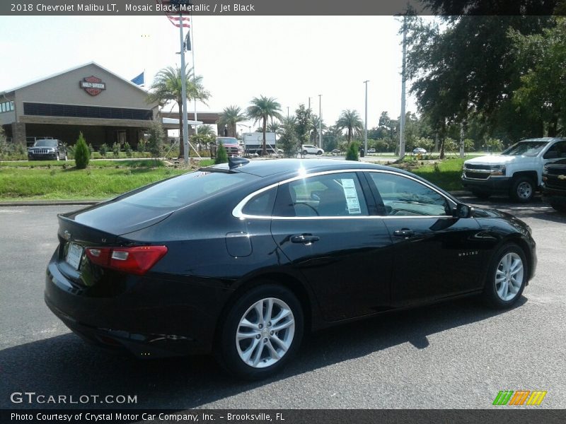 Mosaic Black Metallic / Jet Black 2018 Chevrolet Malibu LT