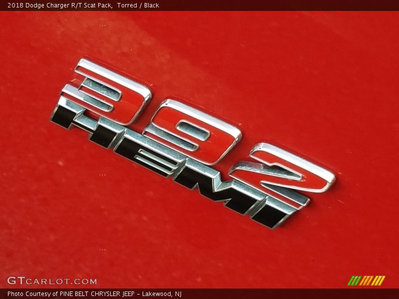 Torred / Black 2018 Dodge Charger R/T Scat Pack