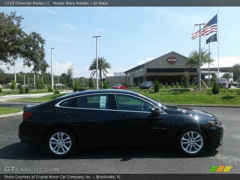 Mosaic Black Metallic / Jet Black 2018 Chevrolet Malibu LT