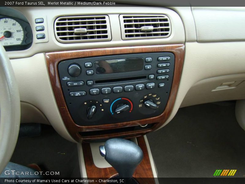 Merlot Metallic / Medium/Dark Pebble 2007 Ford Taurus SEL