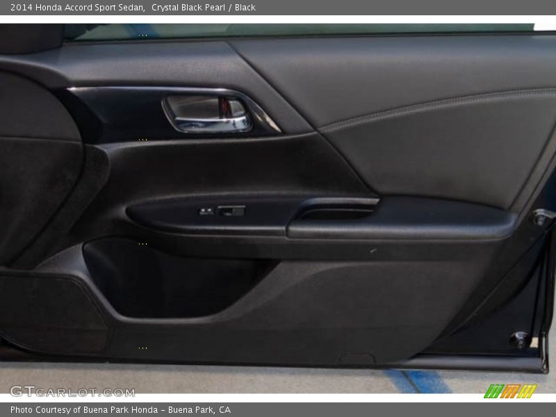 Crystal Black Pearl / Black 2014 Honda Accord Sport Sedan