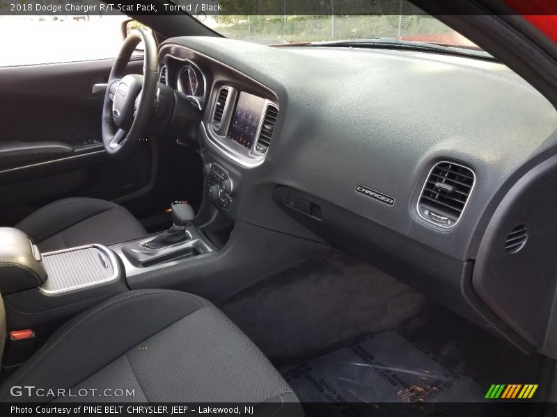 Torred / Black 2018 Dodge Charger R/T Scat Pack