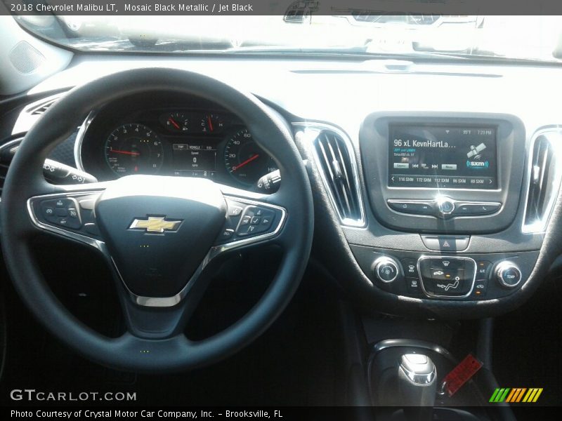 Mosaic Black Metallic / Jet Black 2018 Chevrolet Malibu LT