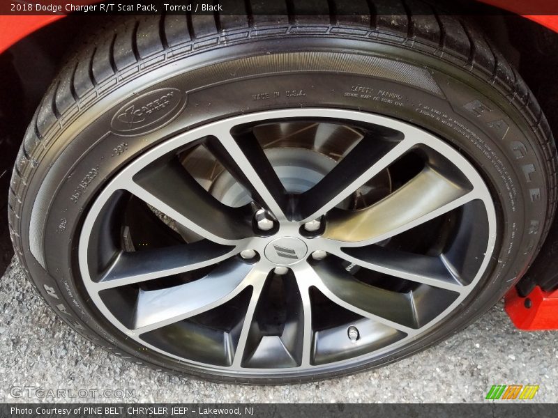 Torred / Black 2018 Dodge Charger R/T Scat Pack