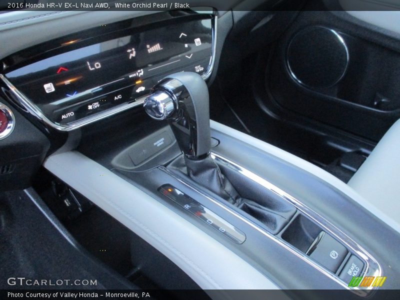 White Orchid Pearl / Black 2016 Honda HR-V EX-L Navi AWD