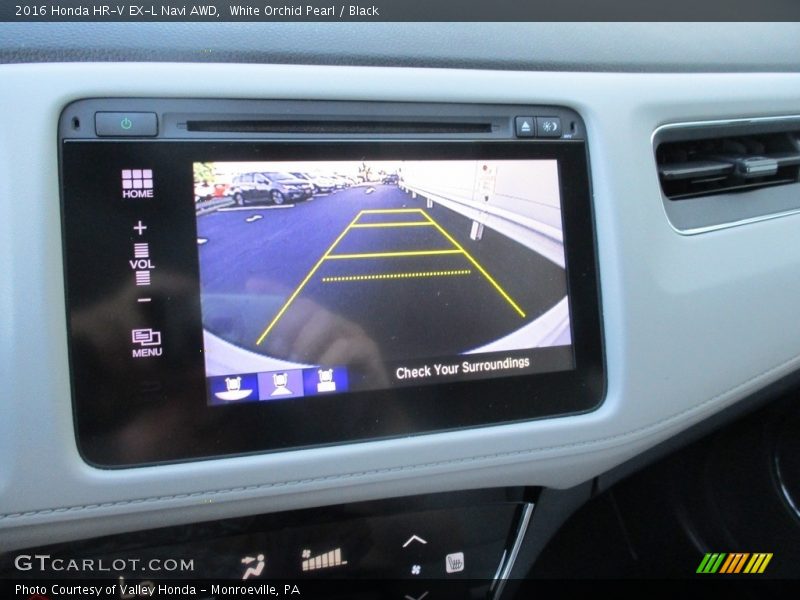 White Orchid Pearl / Black 2016 Honda HR-V EX-L Navi AWD