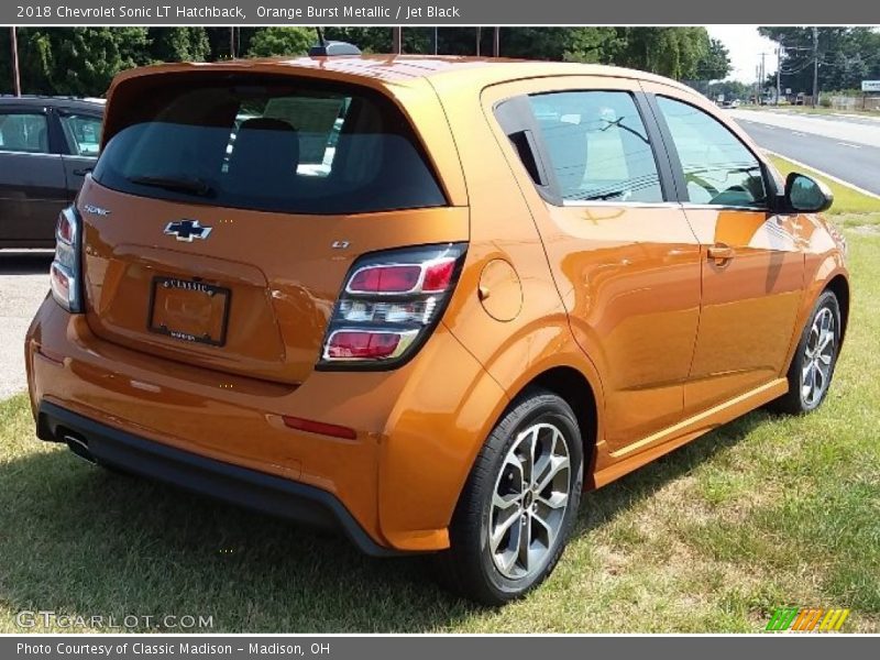 Orange Burst Metallic / Jet Black 2018 Chevrolet Sonic LT Hatchback