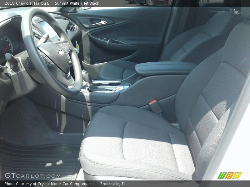 Summit White / Jet Black 2018 Chevrolet Malibu LT
