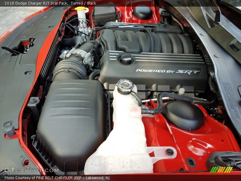 Torred / Black 2018 Dodge Charger R/T Scat Pack