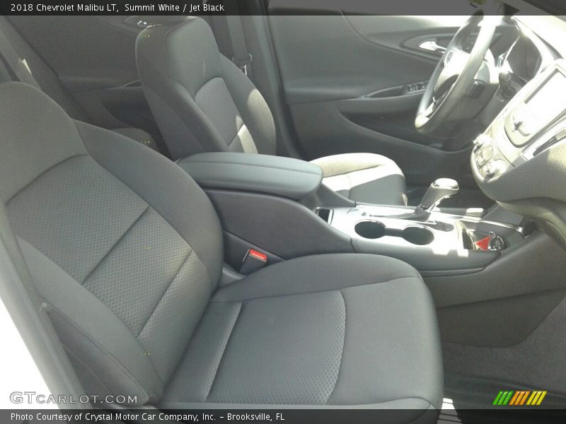 Summit White / Jet Black 2018 Chevrolet Malibu LT