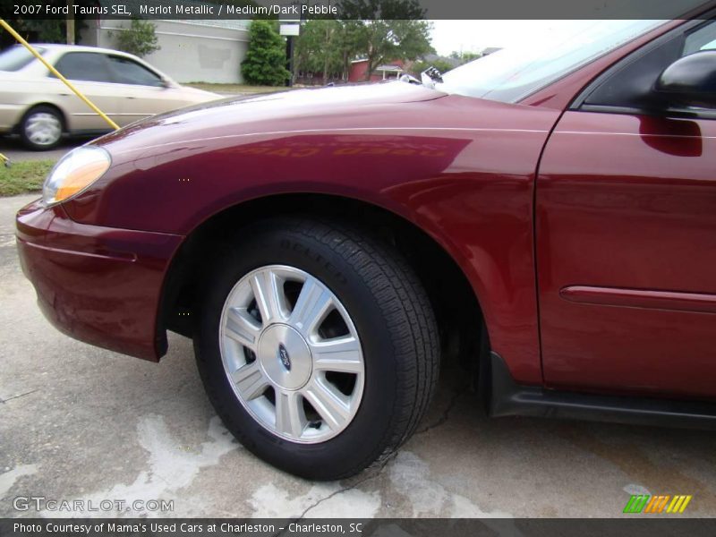 Merlot Metallic / Medium/Dark Pebble 2007 Ford Taurus SEL