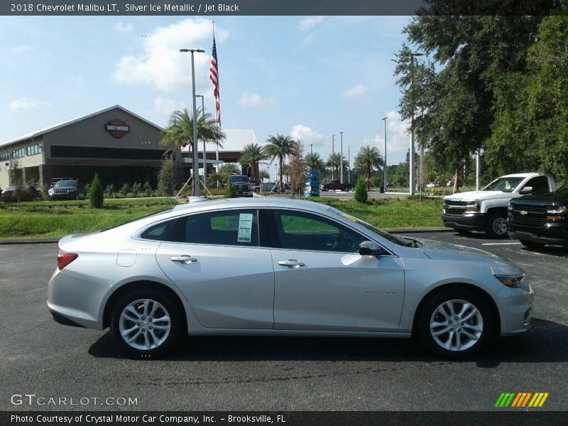 Silver Ice Metallic / Jet Black 2018 Chevrolet Malibu LT