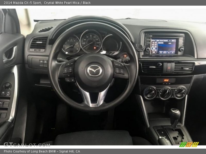 Crystal White Pearl Mica / Black 2014 Mazda CX-5 Sport