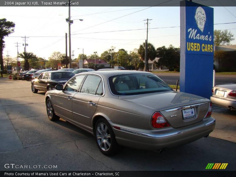 Topaz Metallic / Sand 2004 Jaguar XJ XJ8