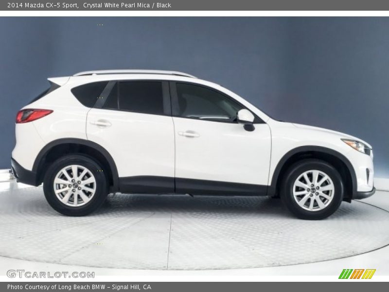 Crystal White Pearl Mica / Black 2014 Mazda CX-5 Sport