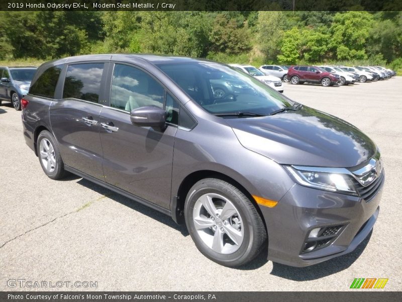 Modern Steel Metallic / Gray 2019 Honda Odyssey EX-L